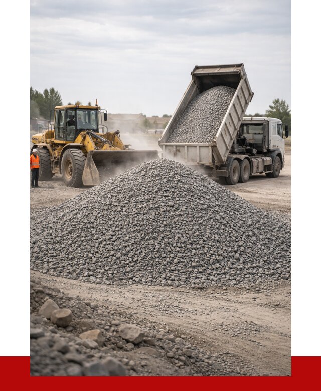 Купить щебень с доставкой в Соли-Илецке от 2605 руб. | ПРОНЕРУДСои