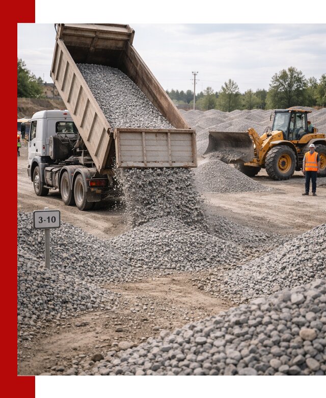 Гранитный щебень фракции 3–10: доставка и продажа в Соли-Илецке