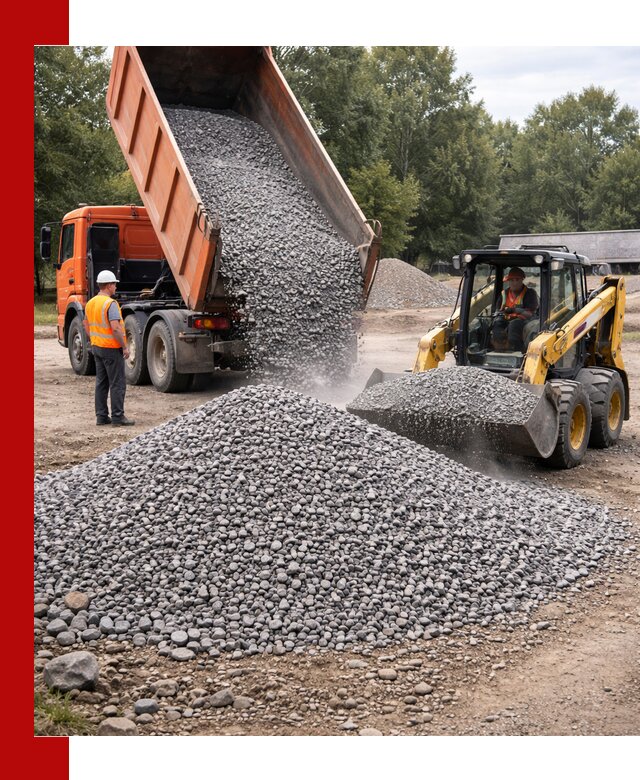 Купить гранитный щебень фракции 5–10 в Соли-Илецке с доставкой