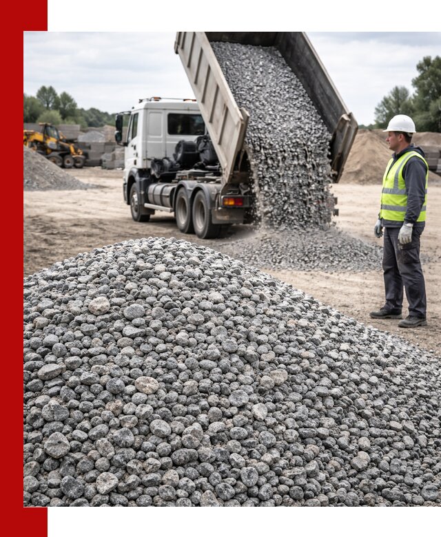 Доставка и продажа гранитного щебня фракции 5-20 в Соли-Илецке