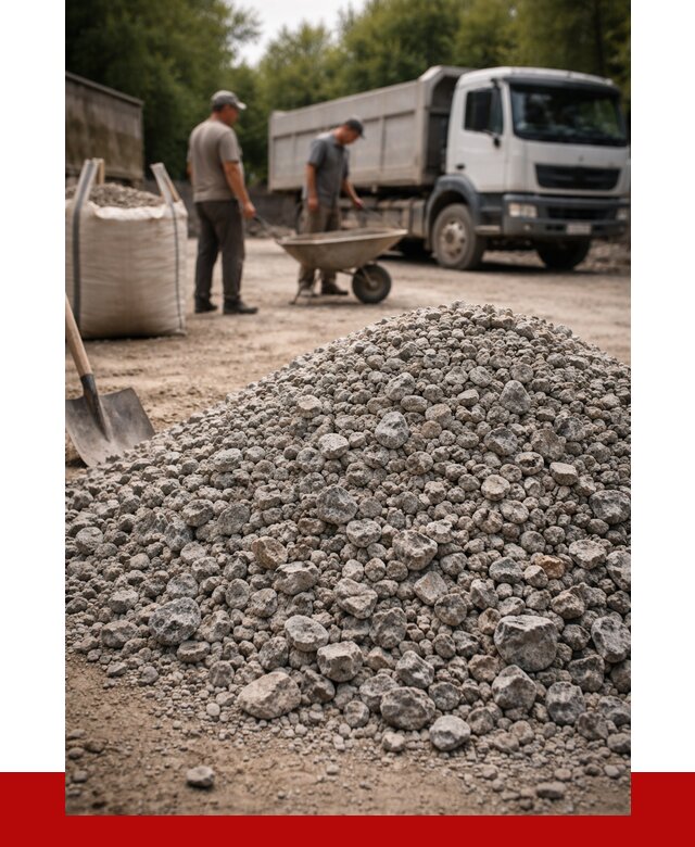 Гранитный щебень фракция 20-40 в Соли-Илецке от 3334 руб. ПРОНЕРУДСои