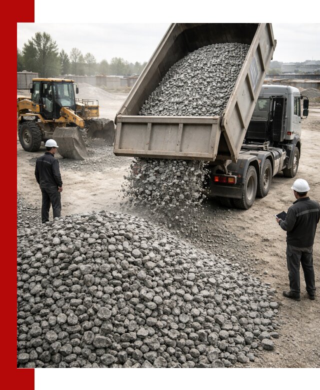 Доставка гранитного щебня фракции 20-40 в Соли-Илецке