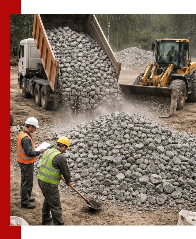 Гранитный щебень фракция 70-150 доставка в Соли-Илецке