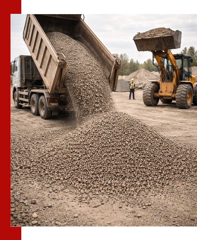 Гравийный щебень фракция 3–10 с доставкой в Соли-Илецке