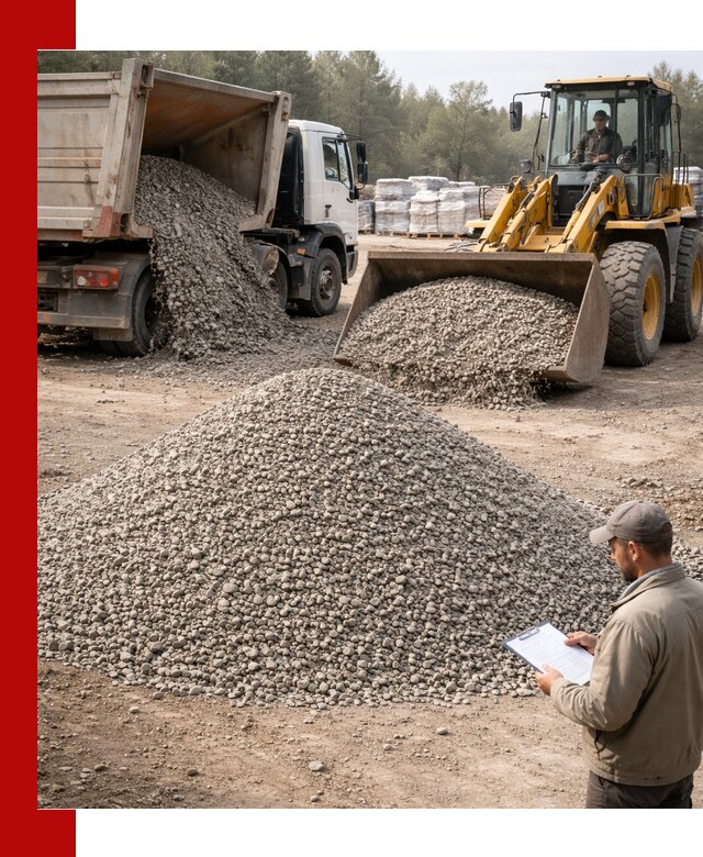 Гравийный щебень фракция 5–10 с доставкой в Соли-Илецке