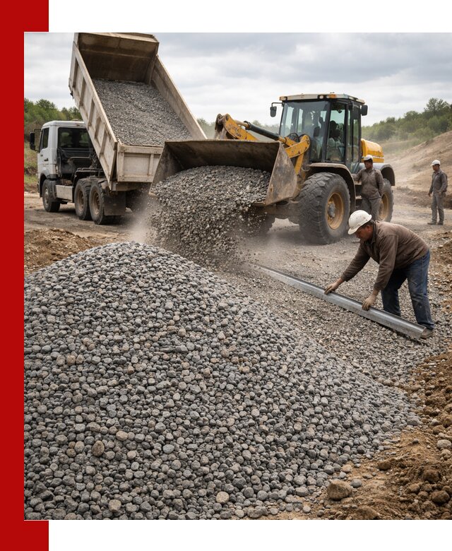 Гравийный щебень фракция 5-20 с доставкой в Соли-Илецке