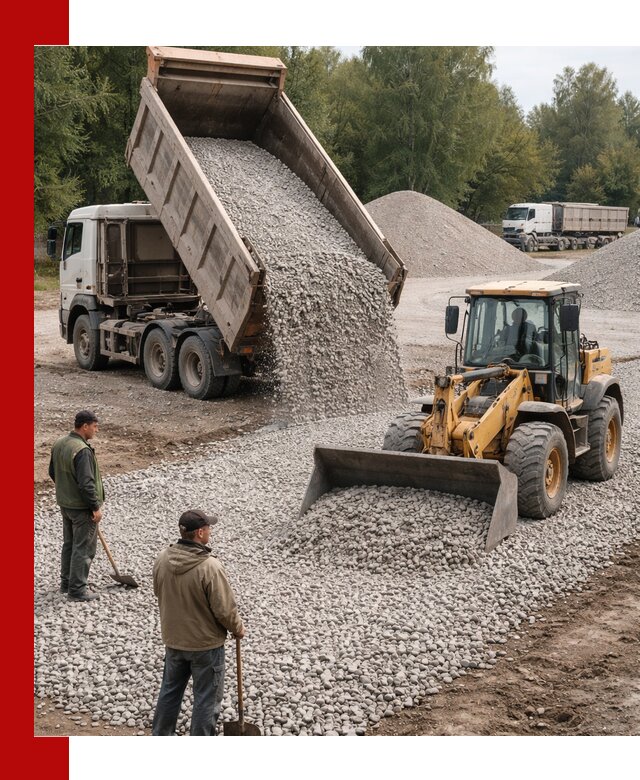 Купить гравийный щебень фракция 20-40 в Соли-Илецке с доставкой