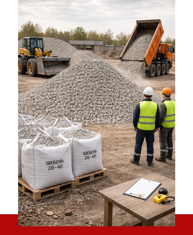 Известняковый щебень 20-40 в Соли-Илецке от 2188 р. ПРОНЕРУДСои