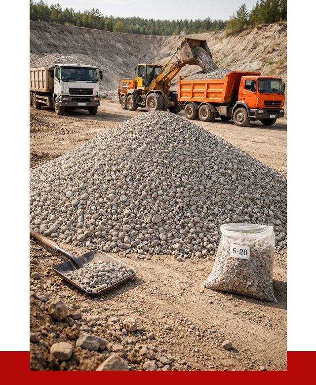 Доломитовый щебень фр. 5-20 в Соли-Илецке от 4376 р. | ПРОНЕРУДСои