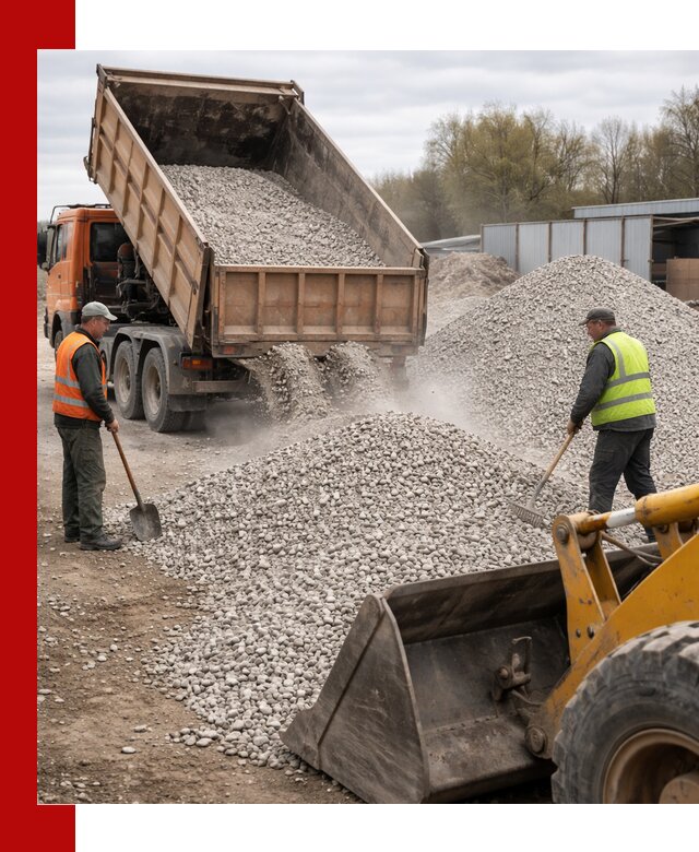 Доломитовый щебень фракции 5-20 с доставкой в Соли-Илецке