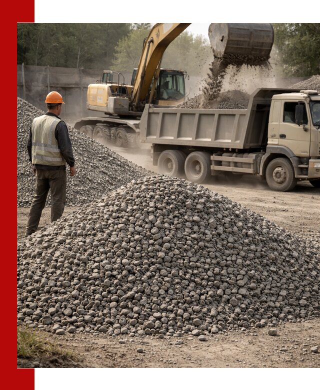 Шлаковый щебень фракция 5-20 с доставкой в Соли-Илецке