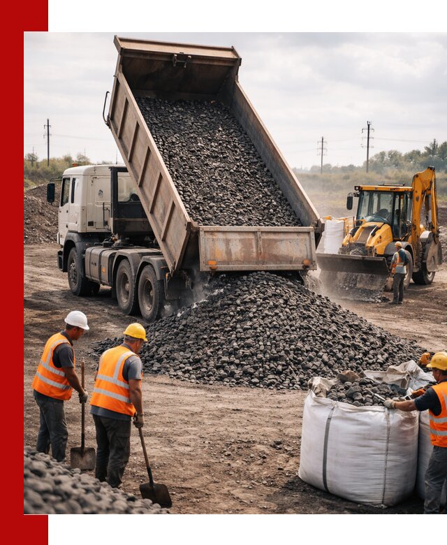 Шлаковый щебень фракция 40-70 с доставкой в Соли-Илецке