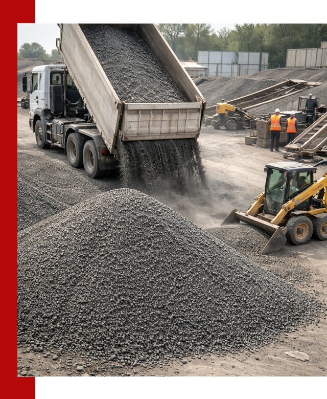 Вторичный щебень фракция 0–5 с доставкой в Соли-Илецке