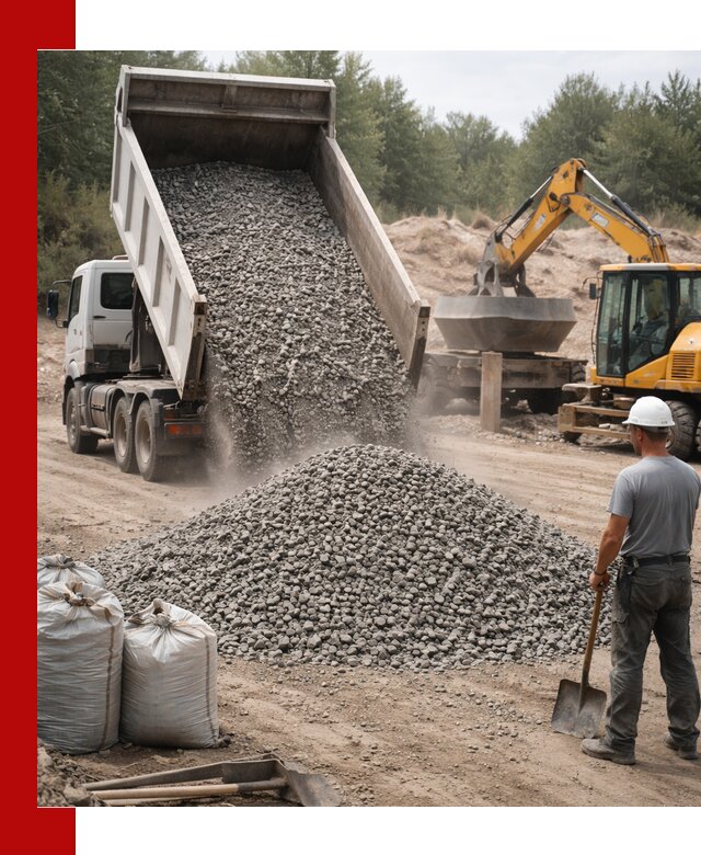 Доставка и продажа бетонного щебня в Соли-Илецке