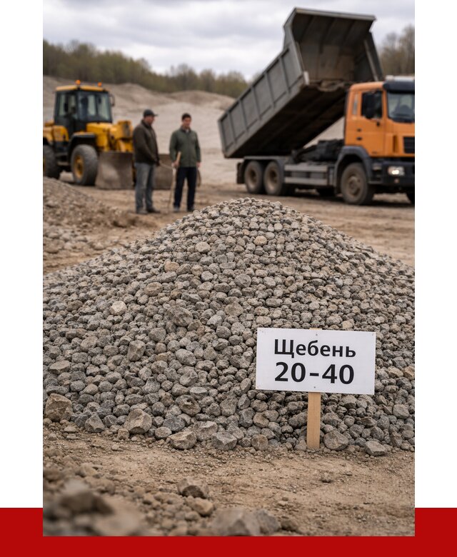 Бетонный щебень фракция 20-40 в Соли-Илецке от 2552 р. | ПРОНЕРУДСои