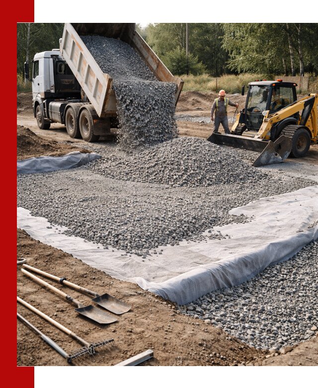 Щебень для фундамента с доставкой в Соли-Илецке