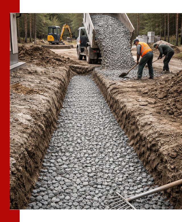 Щебень для дренажа с доставкой в Соли-Илецке высокого качества