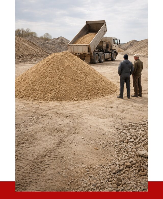 Карьерный песок крупнозернистый в Соли-Илецке от 8855 р | ПРОНЕРУДСои