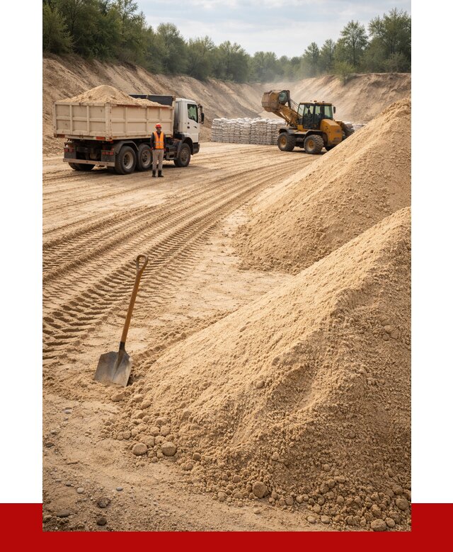Карьерный песок мелкозернистый в Соли-Илецке от 9376 р. | ПРОНЕРУДСои