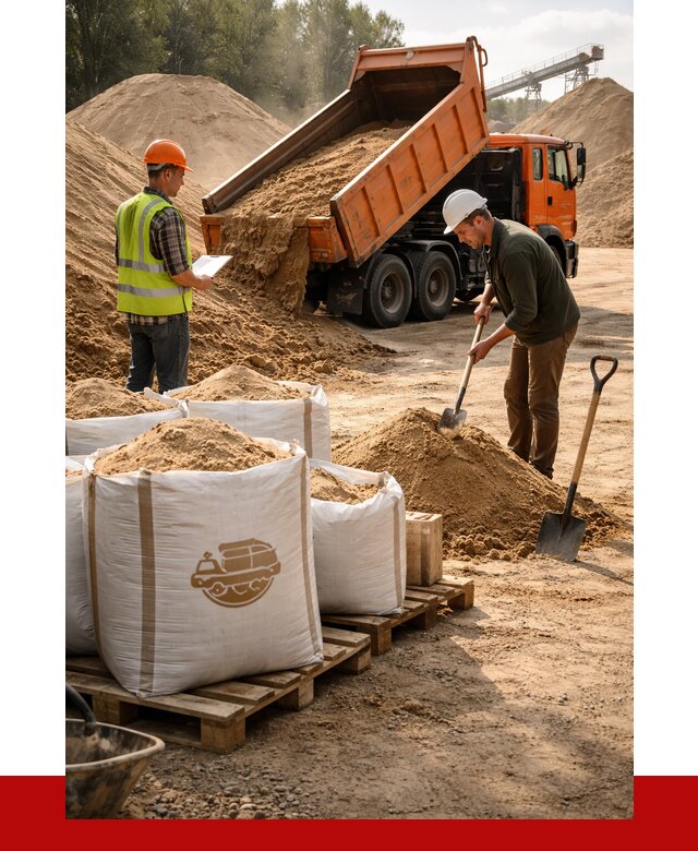 Строительный песок в Соли-Илецке от 2292 р. с доставкой, ПРОНЕРУДСои