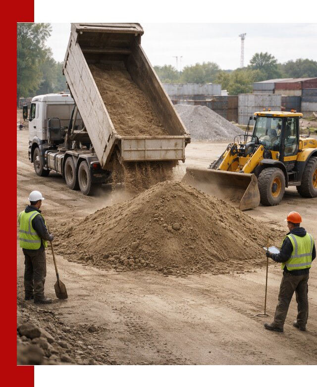 Доставка и продажа пескогрунта оптом и в розницу в Соли-Илецке