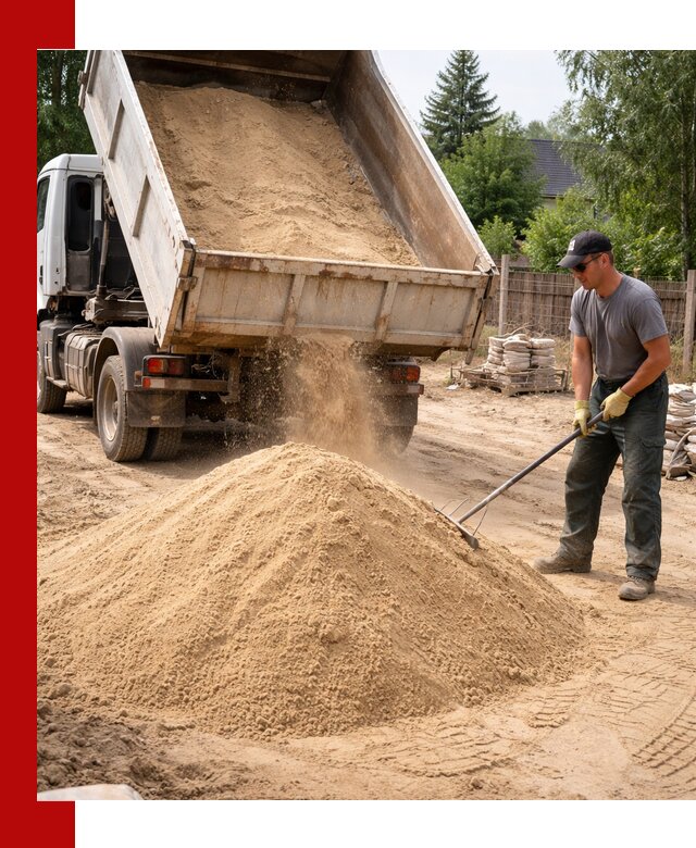 Доставка сухого песка самосвалами в Соли-Илецке