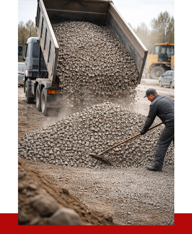 Гравий фракция 20-40 в Соли-Илецке от 2605 р. доставка | ПРОНЕРУДСои