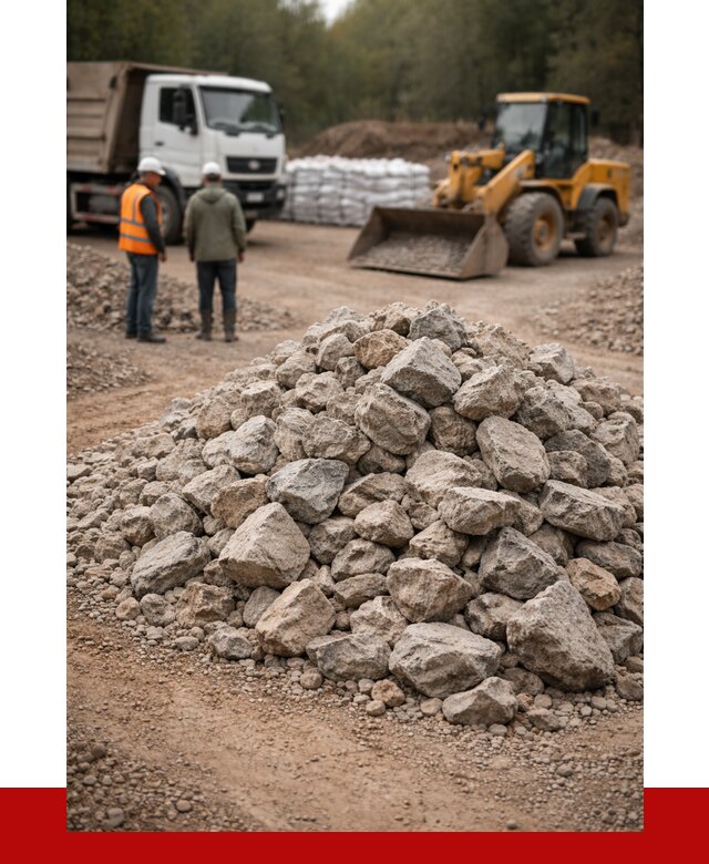 Купить бутовый камень с доставкой в Соли-Илецке от 2396 р. | ПРОНЕРУДСои