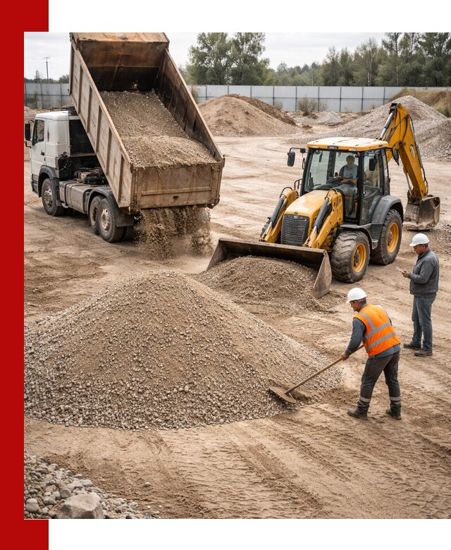 Поставка и доставка ПГС С4 в мешках и самосвалах в Соли-Илецке