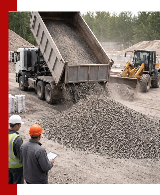 Доставка и продажа гранитного отсева 0-10 в Соли-Илецке