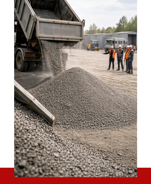 Гравийный отсев 0-5 в Соли-Илецке от 1250 р. с доставкой | ПРОНЕРУДСои