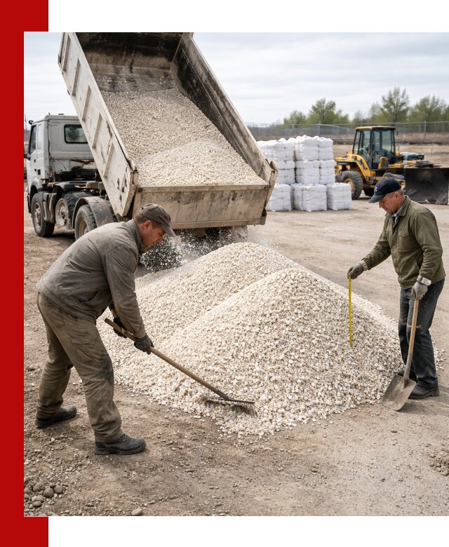 Мраморная крошка с доставкой и разгрузкой в Соли-Илецке