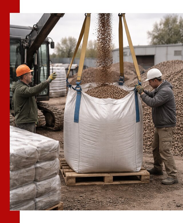 Керамзит в биг-бегах с доставкой в Соли-Илецке