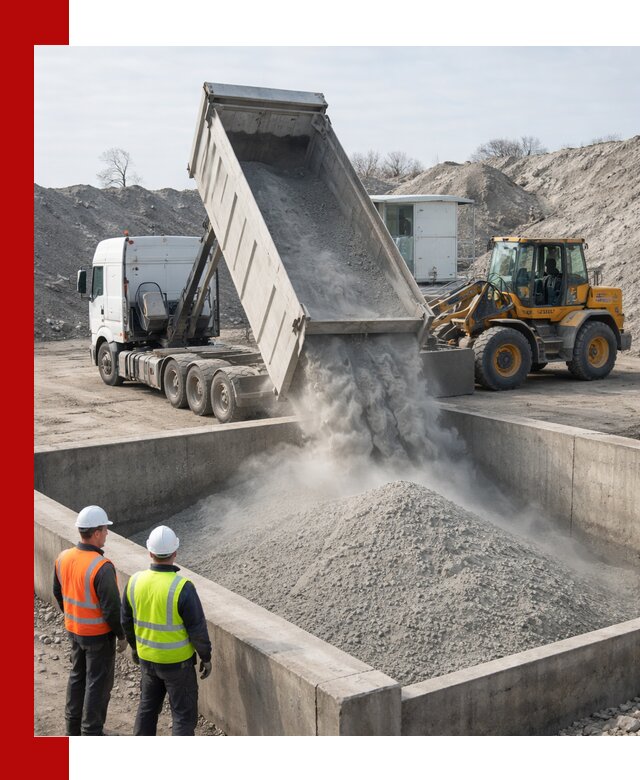 Доставка цемента навалом в Соли-Илецке крупными партиями