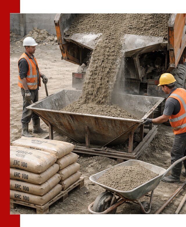 Доставка цементно-песчаной смеси М100 в Соли-Илецке