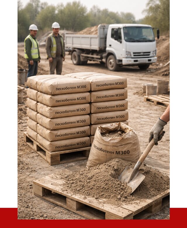 Пескобетон М300 в Соли-Илецке с доставкой от 4844 р. за куб | ПРОНЕРУДСои