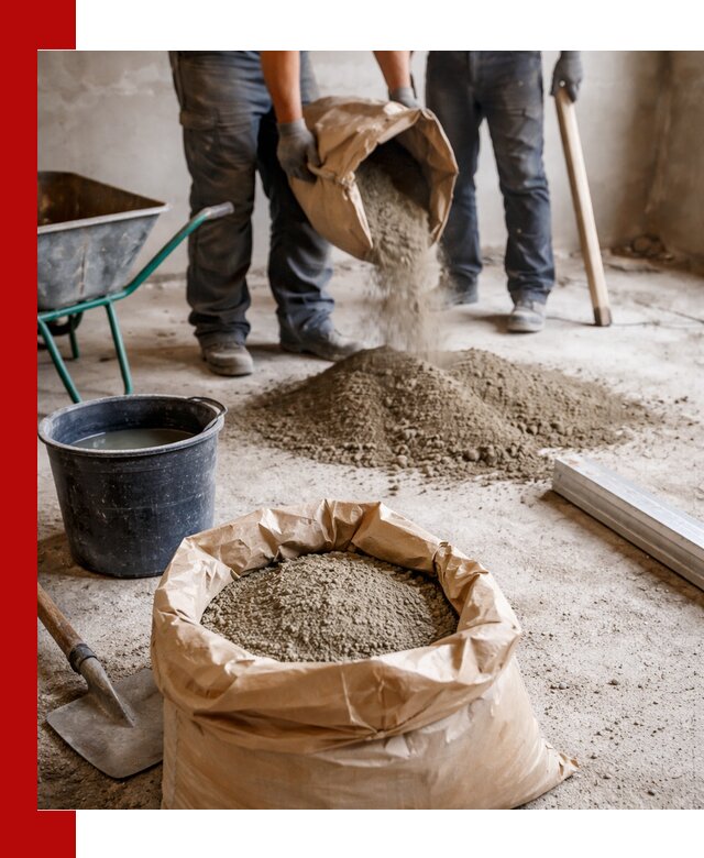 Доставка сухой смеси для стяжки в Соли-Илецке