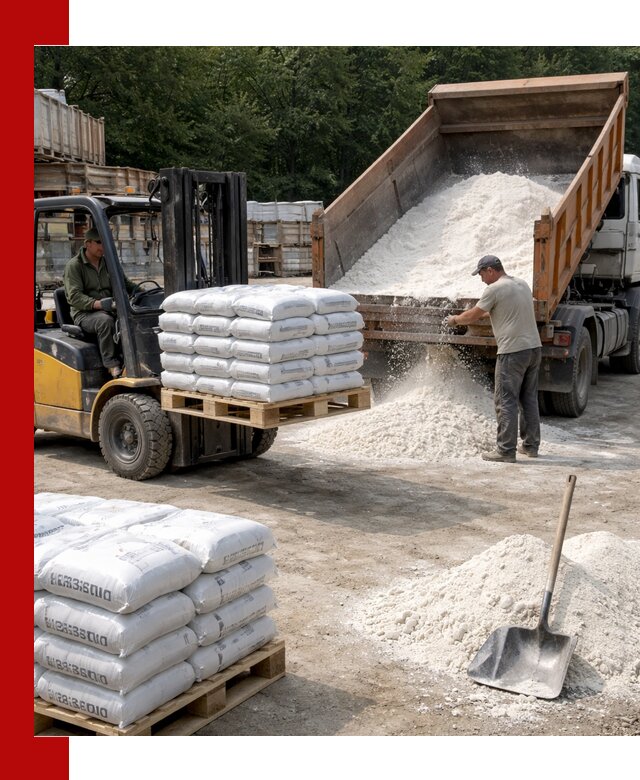 Доставка строительной извести оптом и в розницу в Соли-Илецке