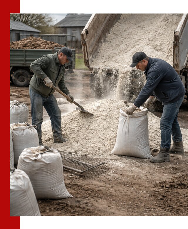 Доставка извести пушонки в Соли-Илецке оптом и мелким оптом