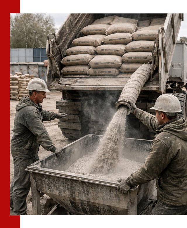 Доставка цемента М400 в Соли-Илецке оптом и в розницу