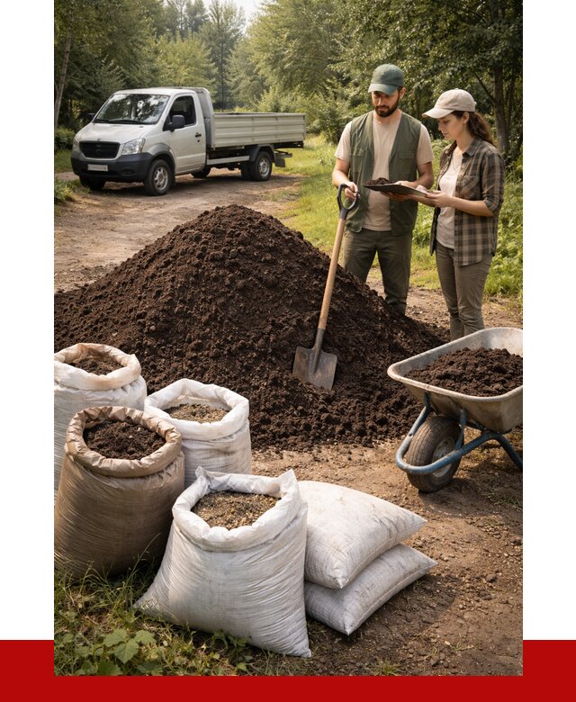 Купить грунт с доставкой в Соли-Илецке от 4688 р. за м3 | ПРОНЕРУДСои