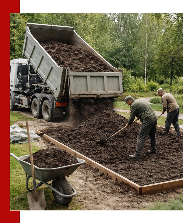 Доставка грунта для озеленения и благоустройства в Соли-Илецке