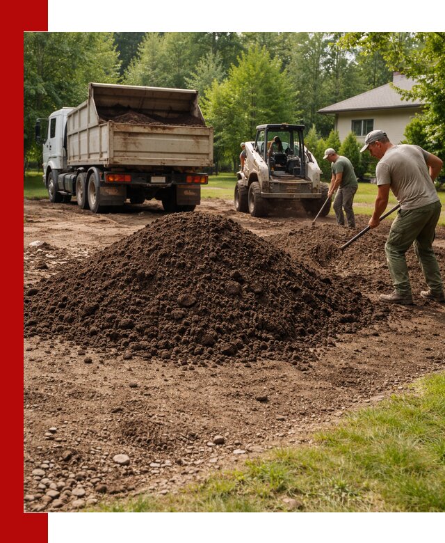 Доставка и укладка грунта для газона в Соли-Илецке