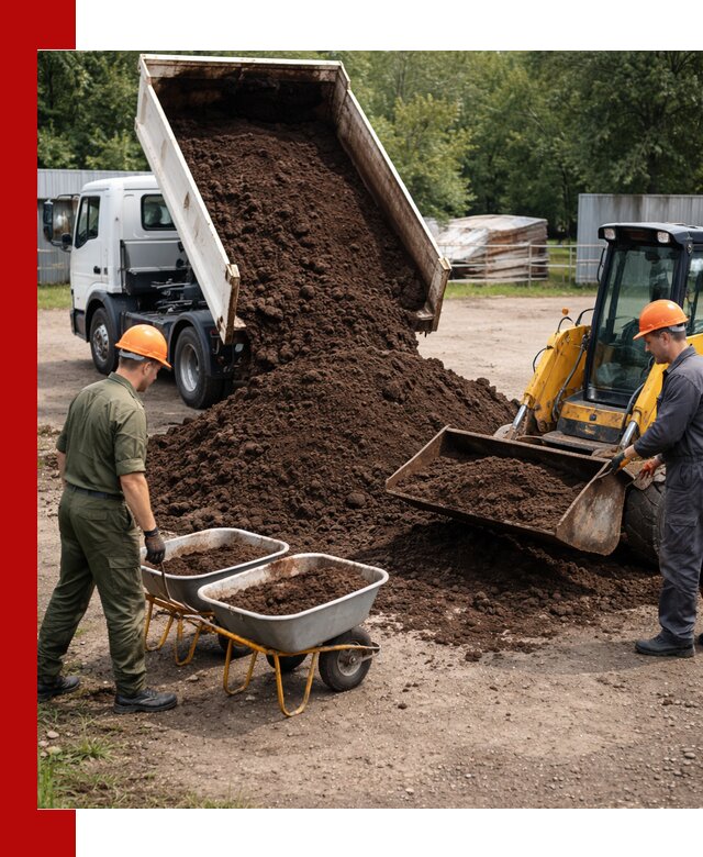 Доставка торфо-земляной смеси в Соли-Илецке для огорода и ландшафта