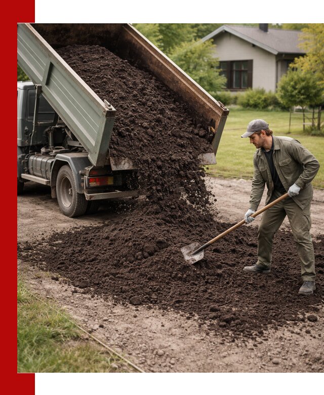 Чернозем для газона с доставкой в Соли-Илецке быстро и качественно