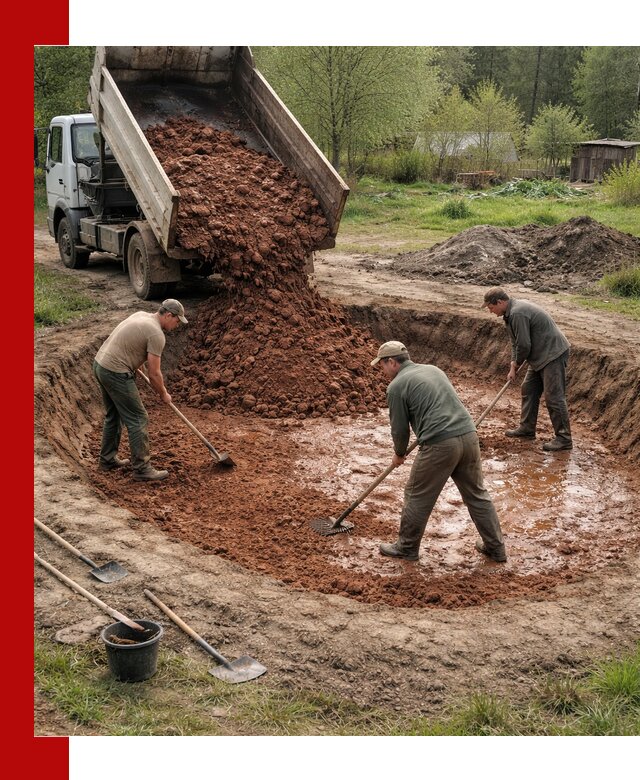 Купить качественную глину для пруда в Соли-Илецке