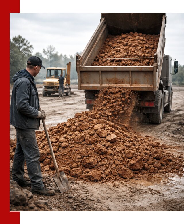 Глина для засыпки в Соли-Илецке с доставкой самосвалами
