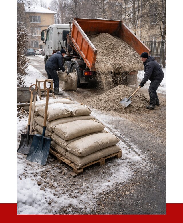 Противогололедные материалы оптом в Соли-Илецке от 4376 р. | ПРОНЕРУДСои