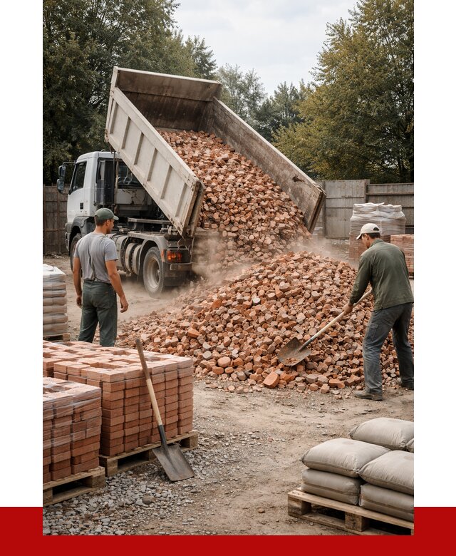 Бой кирпича в Соли-Илецке с доставкой от 4376 руб/куб | ПРОНЕРУДСои