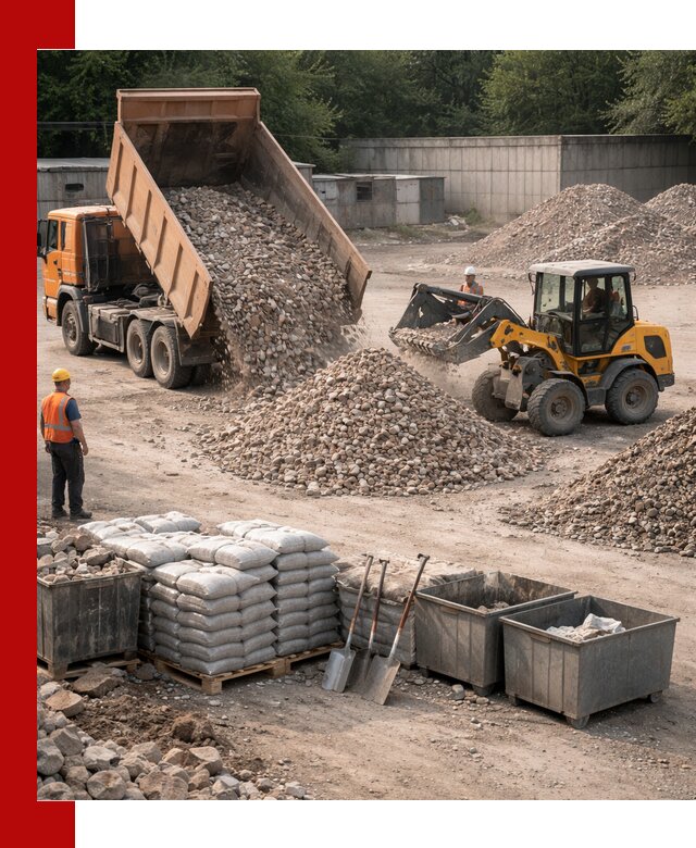 Вторичные материалы для отсыпки в Соли-Илецке — поставка и доставка